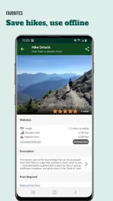 WTA Trailblazer Go Hiking android App screenshot 2